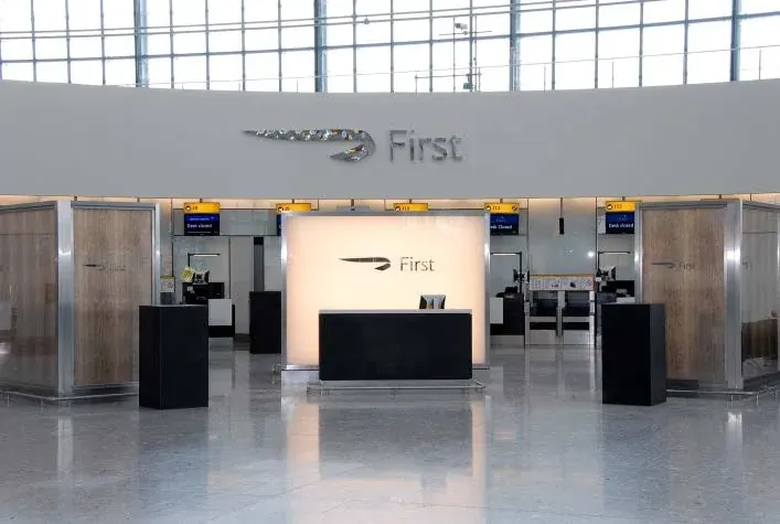 British Airways First and Club lounges at Heathrow Terminal 5